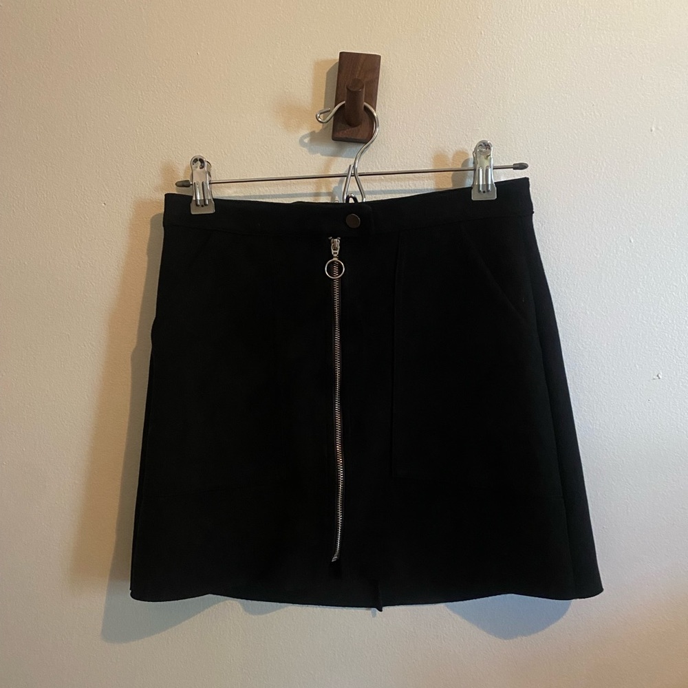 Bershka suede skirt